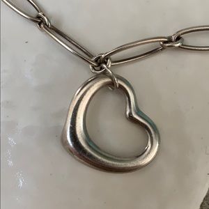 TIffany & Co. sterling silver OPEN HEART bracelet